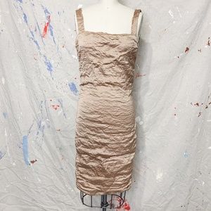 Lanvin - Silky mini dress - Champagne color